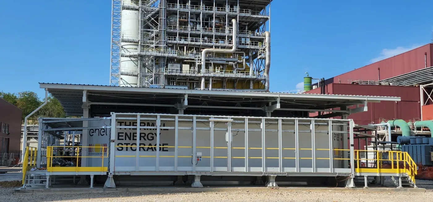 Powered by bGen™ thermal energy storage installation